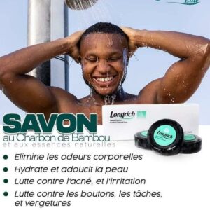 Savon au charbon de bambou