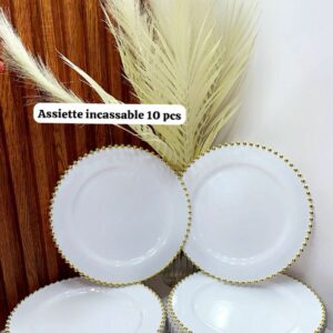 Assiette incassable