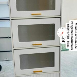 Meuble armoire de rangement 5 niveaux 6802AETB M x1