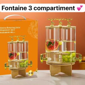 Fontaine 3 compartiment