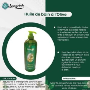 Huile de bain à l'Olive