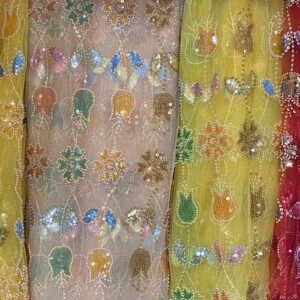 Tulle perlage