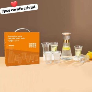 Carafe cristal 7 pièces