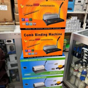 Comb binding machine