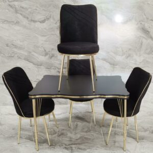 Table a manger 4 places noir 3002020