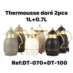 Thermousse doré 2pcs 1l+0.7l