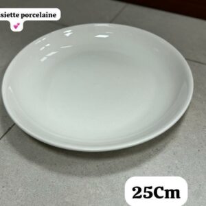 Assiéte porcelaine