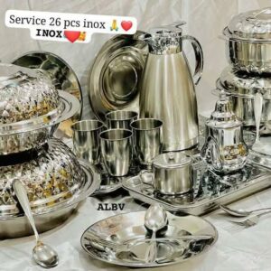 Service 26 piéces inox