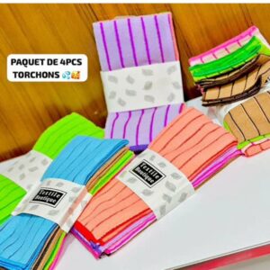 paquet de torchons 4 Piéces